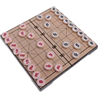 T Tocas Ajedrez Chino con magnético Set de Viaje- Xiangqi con cajón (Medio (Tablero de ajedrez 250 x 250 x 20 mm))